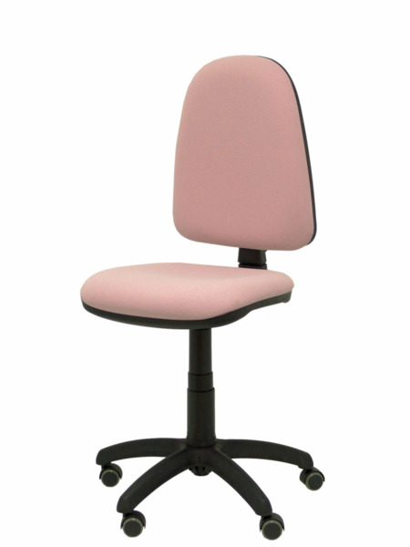 Silla de oficina Ayna bali rosa pálido ruedas de parqué. (3)