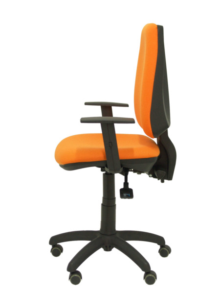 Silla de oficina Elche S bali naranja brazos regulables ruedas de parquet (4)