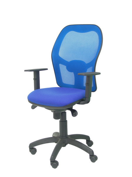 Silla de oficina Jorquera malla azul asiento bali azul (3)