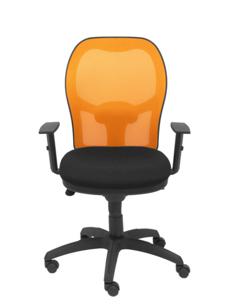 Silla de oficina Jorquera malla naranja asiento bali negro (2)