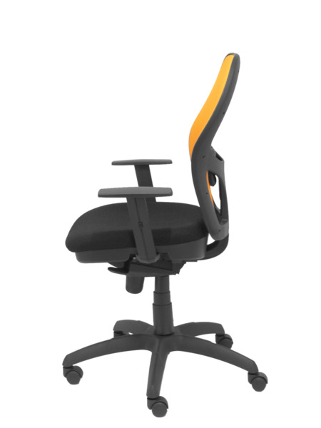 Silla de oficina Jorquera malla naranja asiento bali negro (4)