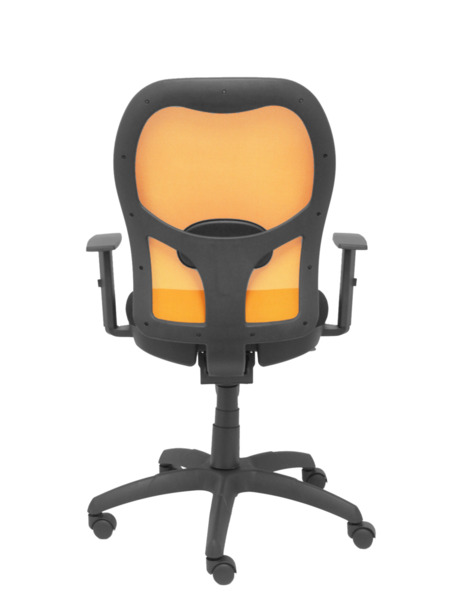 Silla de oficina Jorquera malla naranja asiento bali negro (6)
