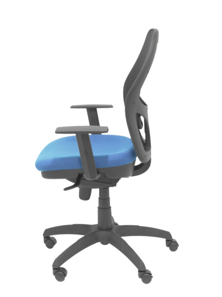 Silla de oficina Jorquera malla negra asiento bali azul marino (4)