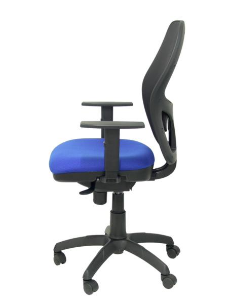 Silla de oficina Jorquera malla negra asiento bali azul (4)