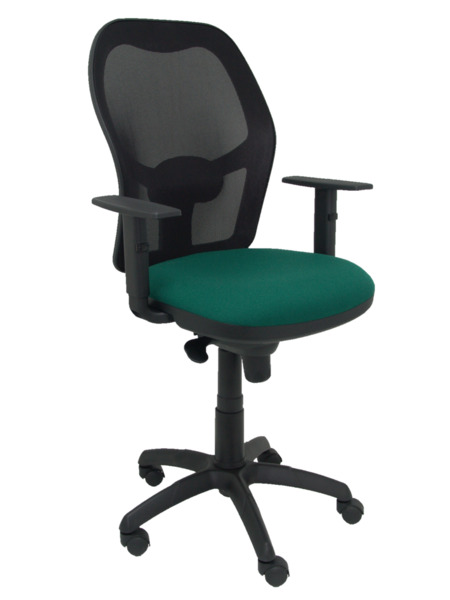Silla de oficina Jorquera malla negra asiento bali verde (1)