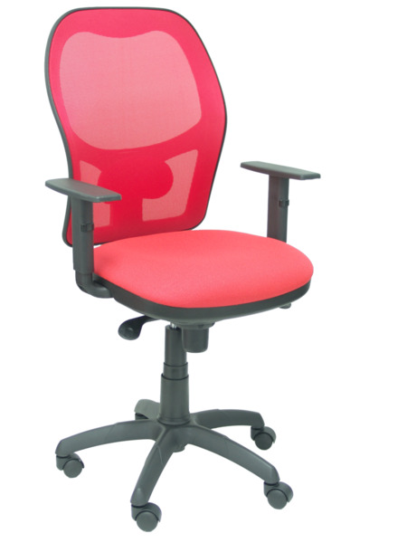 Silla de oficina Jorquera malla rojo asiento bali rojo (1)