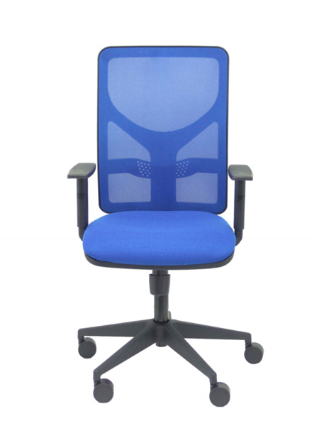 Silla de oficina Motilla malla azul asiento bali azul brazo regulable (2)