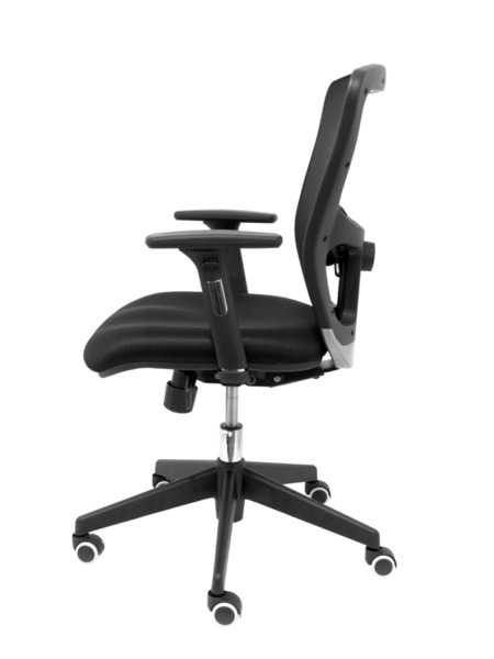 Silla de oficina Pozuelo respaldo malla negro asiento 3D negro. (4)