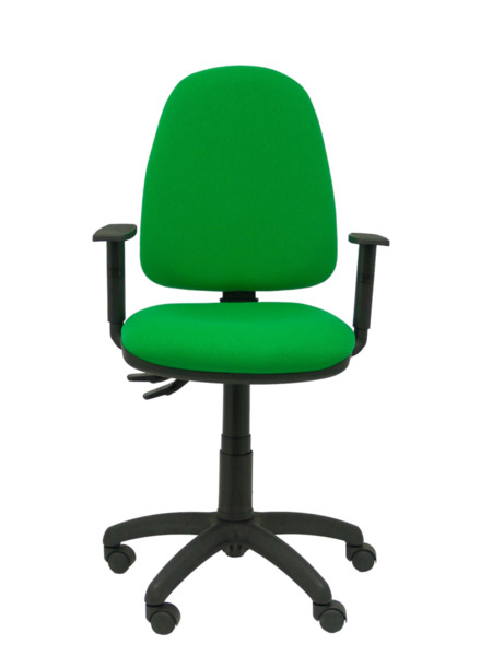 Silla de oficina Tribaldos verde con brazos regulables (2)