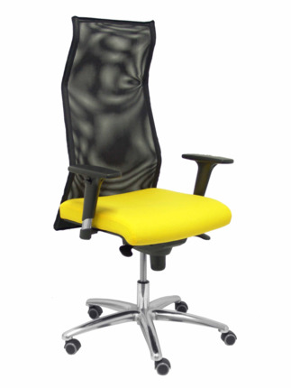 Sillón de oficina Sahúco XL bali amarillo hasta 160kg