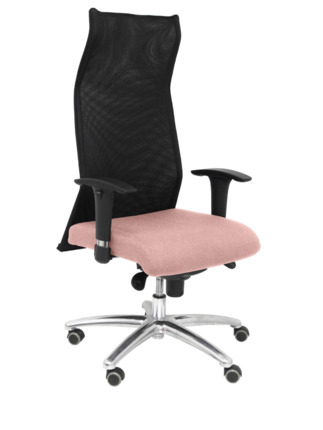 Sillón de oficina Sahúco XL bali rosa hasta 160kg