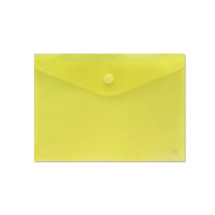 Sobre Portadocumentos A4 - Cierre de Velcro - Fabricado en Polipropileno - Medidas 325x230mm - Amarillo Transparente