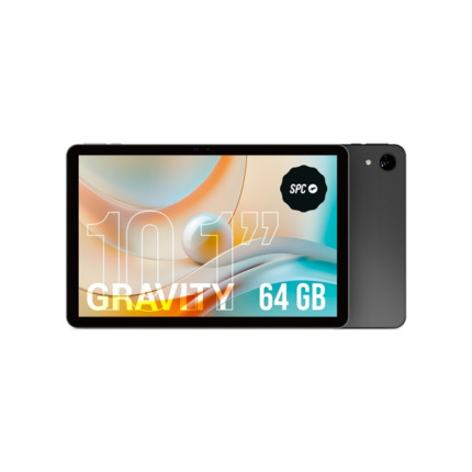 SPC Gravity 6 Tablet Pantalla IPS 10.1" - 4GB - 64GB - Camara 2Mpx - Bateria 5000mAh - Color Gris Oscuro