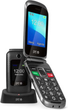 SPC Magnus Telefono Movil - DiseÃ±o de Concha - Teclas Grandes - Boton SOS - Base de Carga USB-C - Volumen de Timbre 95Db - Comp