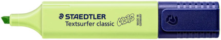 Staedtler Textsurfer Classic 364 Pastel Marcador Fluorescente - Punta Biselada - Trazo entre 1 - 5mm - Tinta con Base de Agua - Color Verde Lima
