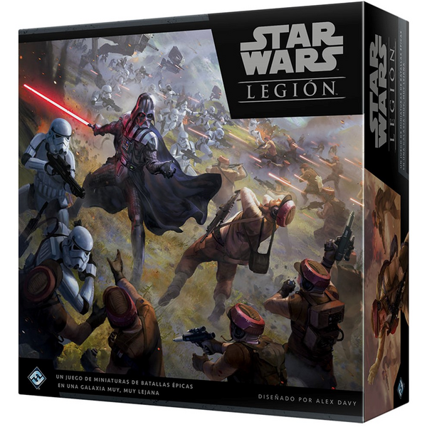 Star Wars Legion Caja Basica Juego de Miniaturas, Dados - Tematica Ciencia Ficcion - 2 Jugadores - A partir de 10 Años - Duracio