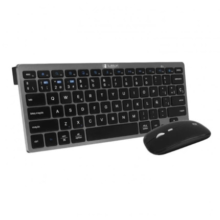 Subblim Combo Multidispositivo - Teclado y Ratón - TecnologÃa inalámbrica Bluetooth y radiofrecuencia 2.4G - Ratón con baterÃa recargable y 3 niveles de DPI ajustables - Color Negro