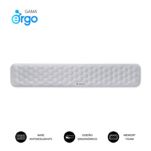 Subblim Ergo Airpadding ReposamuÃ±ecas para Teclado - Espuma Viscoelastica 65D - Tejido AirMesh Transpirable - Base Antideslizan