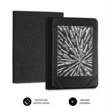 Subblim Funda Ereader 6" Resistente - Interior Aterciopelado - Plegado Comodo - Sujecion sin DaÃ±os - Color Negro
