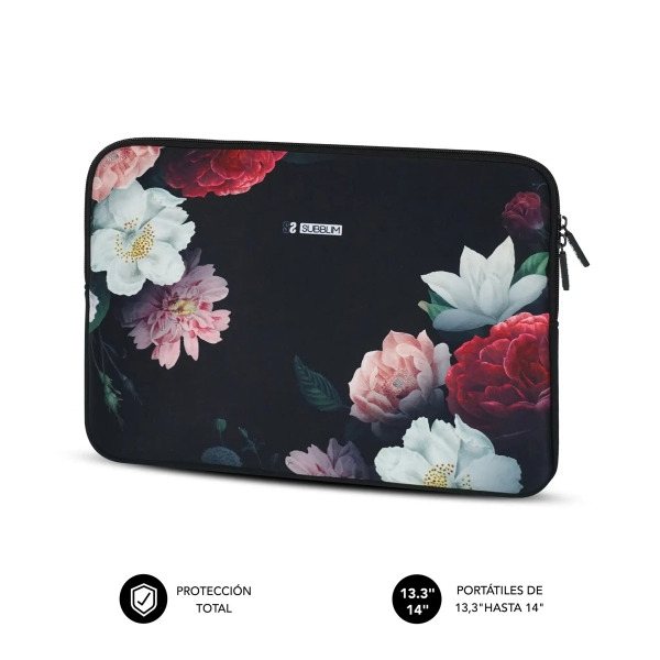 Subblim Funda Trendy de Neopreno Portátil de 13.3" a 14"- Resistencia a Golpes y Caidas - Colores Varios