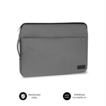 Subblim Funda Urban PortÃ¡til de 13.3" a 14" - Proteccion Elegante y Funcional - Tela de Poliester 600D - Interior Acolchado de