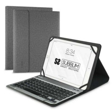 Subblim Teclado Bluetooth extraÃ­ble - Funda universal 9-10,1" - DiseÃ±o ultradelgado - Soporte ajustable - Acceso a todas las f