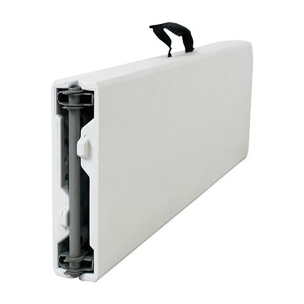 Sungarden Banco de Resina Plegable 180x29x43cm 3.5cm - Color Blanco (1)
