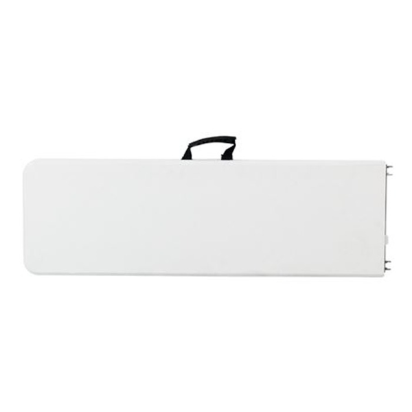 Sungarden Banco de Resina Plegable 180x29x43cm 3.5cm - Color Blanco (2)