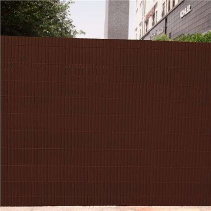 SunGarden Cañizo Plastico Doble Cara 2x3m - Color Marron Oscuro