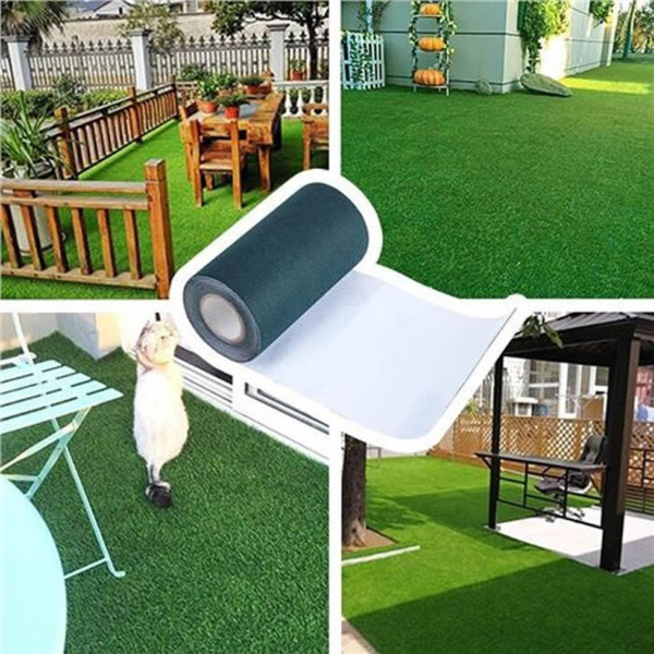 Sungarden Cinta Union Adhesiva para Instalacion Cesped Artificial 0.15x10m - Color Verde (2)