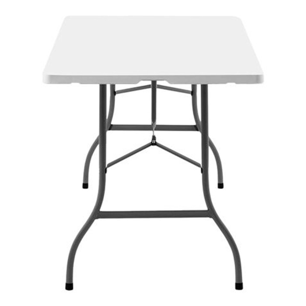 Sungarden Mesa de Resina Plegable 152x70x74cm 3.5cm - Color Blanco (1)
