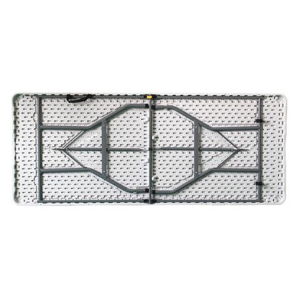 Sungarden Mesa de Resina Plegable 180x70x74cm 3.5cm - Color Blanco