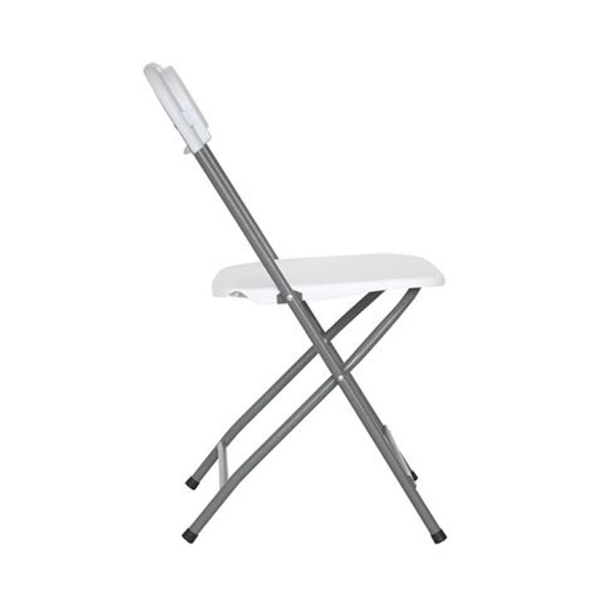 Sungarden Silla Resina Plegable 80x50x45cm - Color Blanco (1)