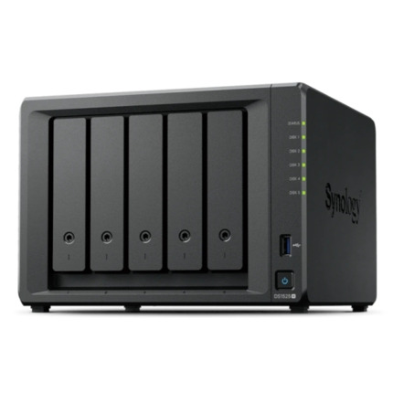 Synology DiskStation DS1525+ NAS 8GB - 5 Bahias - Procesador AMD - Color Negro