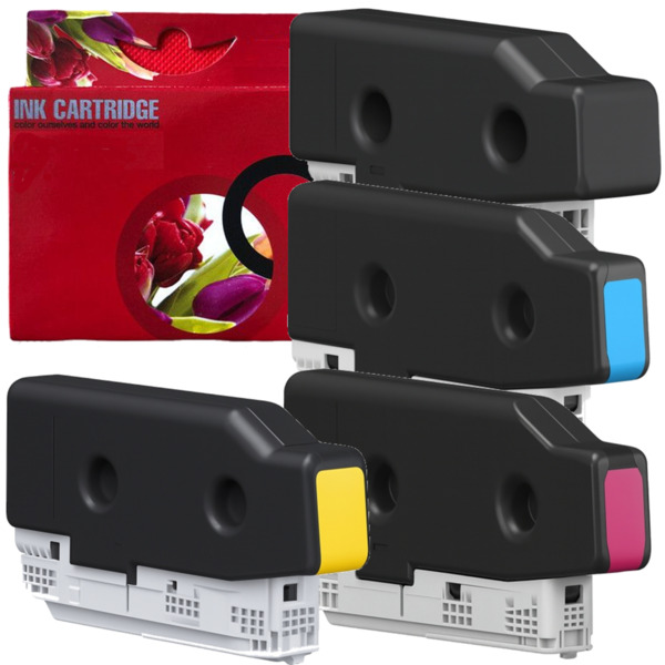 T08Q1 T08Q2 T08Q3 T08Q4 pack 4 cartuchos de tinta pigmentada multicolor compatible con Epson C13T08Q140 C13T08Q240 C13T08Q340 C1