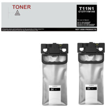 T11N1 pack 2 toner negro compatible con Epson C13T11N140