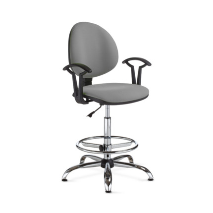 Taburete Smart micro gris