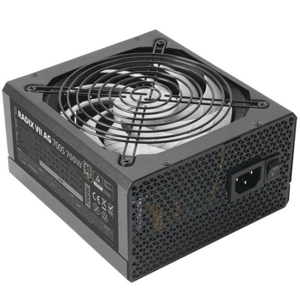 Tacens Radix VII AG 700S Fuente de Alimentacion 700W ATX - PFC Activo - Ventilador 140mm de 12dB - 80 Plus Silver - Cableado Mod