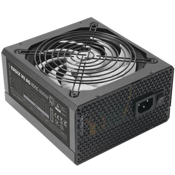 Tacens Radix VII AG 800S Fuente de Alimentacion 800W ATX - PFC Activo - Ventilador 140mm de 12dB - 80 Plus Silver - Cableado Mod