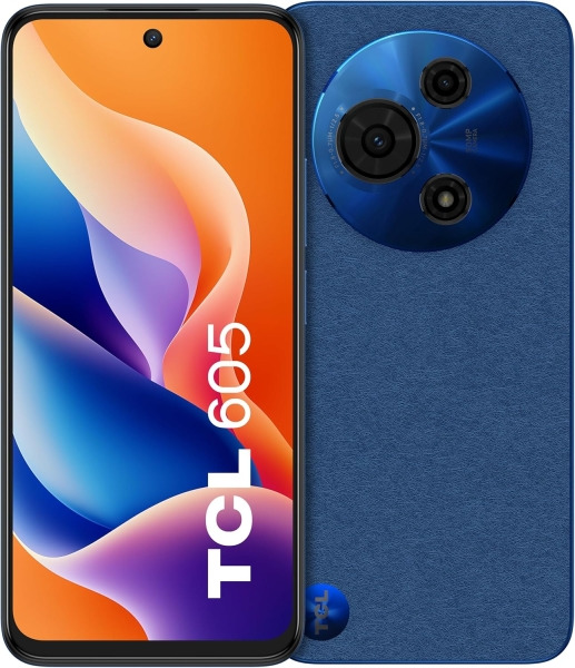 TCL 605 Smartphone 6.75" - 4GB - 128GB - Camara 50MP - Bateria 5200mAh - Color Azul