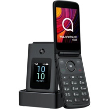 TCL One Touch 4043 Telefono Movil Pantalla Principal 3.2", Secundaria 1.77" Bluetooth 5.0 - Camara 2MP - Base de Carga - Color G