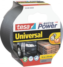Tesa Extra Power Universal Cinta Adhesiva Multiusos 50mm x 10 Metros - Fuerte Poder de Pegado - Se Rompe Facilmente con la Mano
