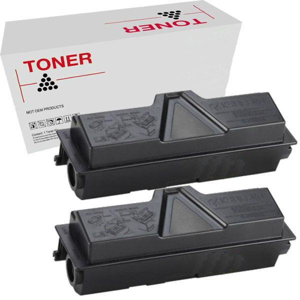 TK1140 pack 2 cartuchos toner compatible con Kyocera 1T02ML0NL0 / 1T02ML0NLC