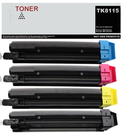 TK8115 pack 4 toner multicolor compatible con Kyocera TK8115K TK8115C TK8115M TK8115Y