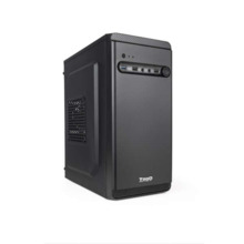 Tooq Caja Minitorre Micro-ATX/Mini-ITX - TamaÃ±o Disco Soportado 3.5", 2.5" - USB3.0, 2.0, Audio HD - Ventilador 80mm Incluido -