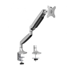 Tooq Soporte de Mesa con Brazo Articulado para Monitor de 13-32 - Giratorio e Inclinable - Piston de Gas - Peso Max 9kg - VESA 1