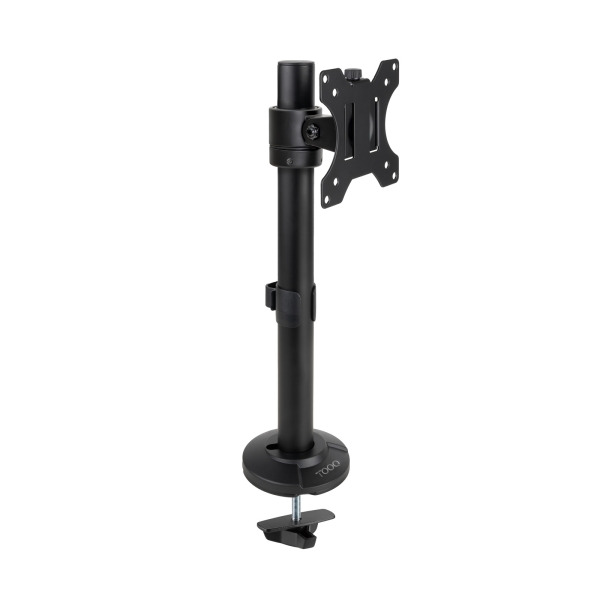 Tooq Soporte de Mesa para Monitor de 17"-32" - Altura, Rotacion y Giro Regulables - Gestion de Cables - Peso Max 8Kg - VESA 100X