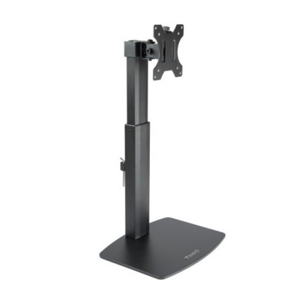 Tooq Soporte de Mesa para Monitor de 17-32 - Regulacion de Altura por Piston de Gas - Gestion de Cables - Peso Max 7Kg - VESA 100X100mm - Color Negro
