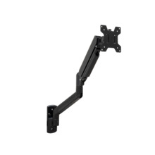 Tooq Soporte de Pared con Brazo Articulado para Monitor de 13"-34" - Piston de Gas - Giratorio e Inclinable - Gestion de Cables