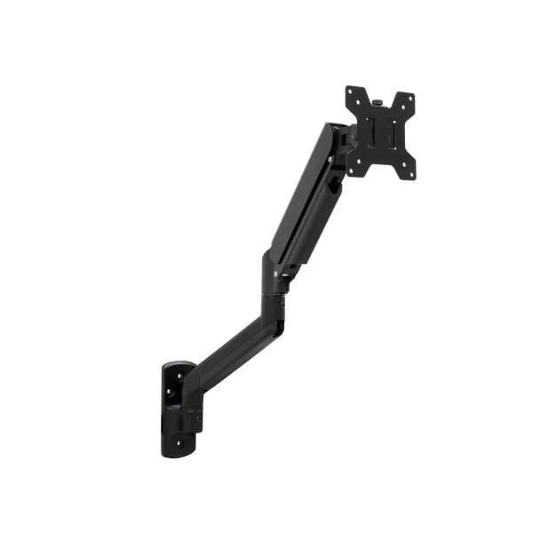 Tooq Soporte de Pared con Brazo Articulado para Monitor de 13"-34" - Piston de Gas - Giratorio e Inclinable - Gestion de Cables